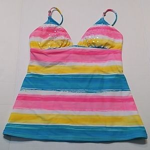 Candie's Swim tankini top swim suit halter top